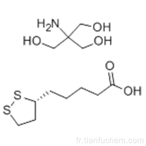 Sel de trométhamine de l&#39;acide R-alpha-lipoïque, CAS 14358-90-8